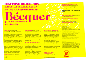 Cartel del Concurso de bocetos para la realización de murales/grafitis